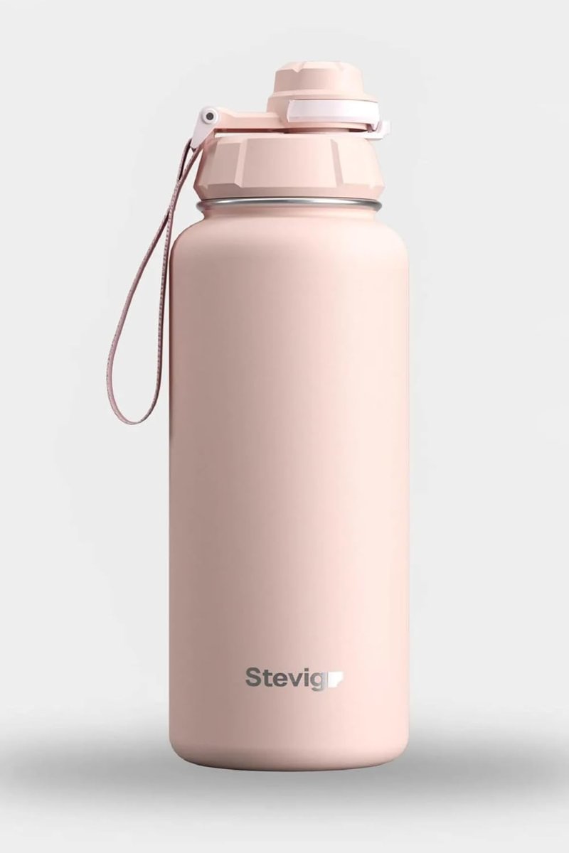 Stevig 1 Hand Leak-Proof Sızdırmaz Çelik Termos 1000 Ml Icy Pınk ST-219