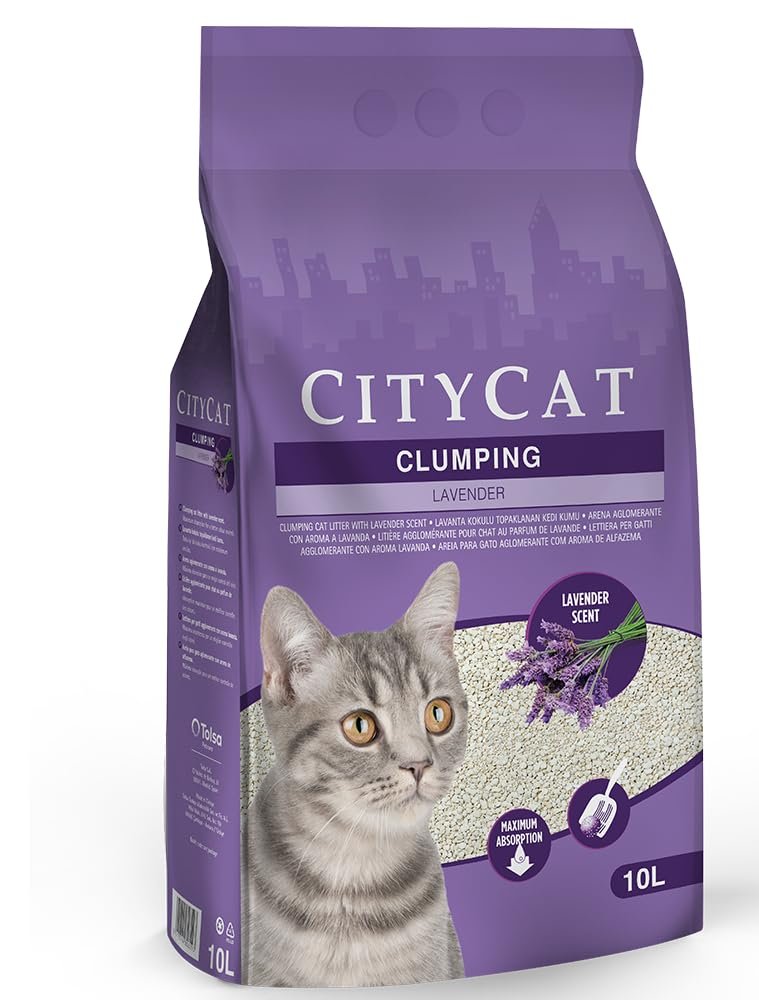Sanicat City Cat Lavanta Kokulu Kedi Kumu 10 Lt