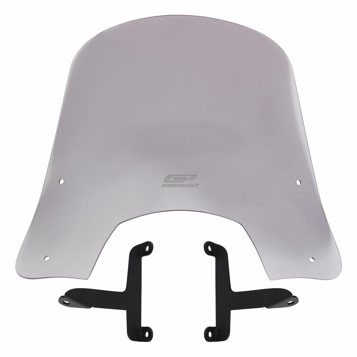 GP Kompozit Evrensel Scooter Kısa Ön Cam Ön Cam Füme 42 cm