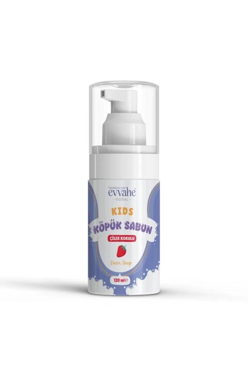 Evvahe Doğal Köpük, Sabun, (Kids), 120ml
