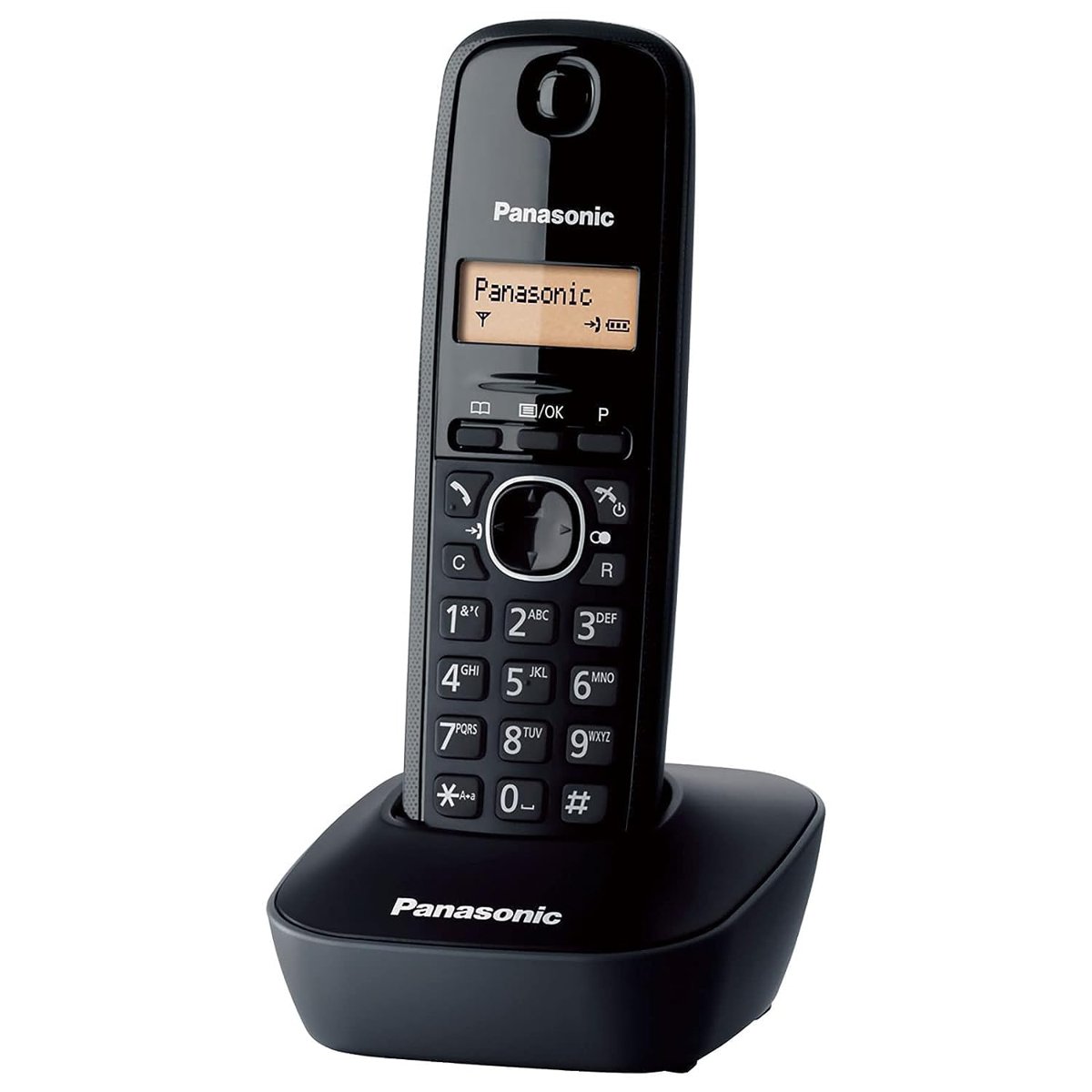 Panasonic KX TG1611 Dect Telefon-Siyah_Gri Dect Telefon, Siyah