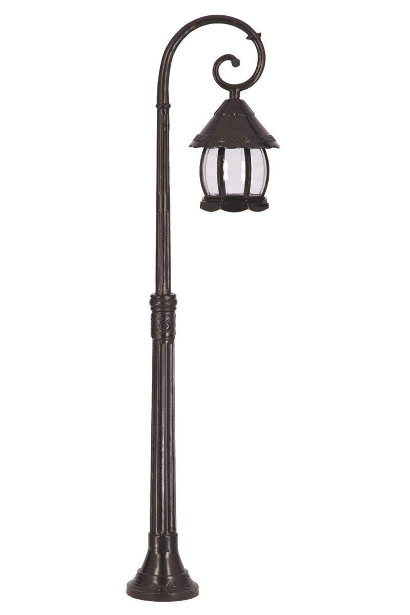 AVONNI BSU-68184-BSY-M1-B Siyah Elektrostatik Toz Boyalı Dış Mekan Aydınlatma, E27, Aluminyum, ABS, Polikarbon Cam, 30x20cm