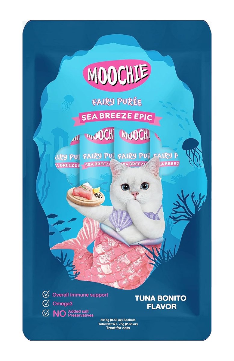 Moochie Sıvı Kedi Ödülü Ton-Palamut 5x15 gr