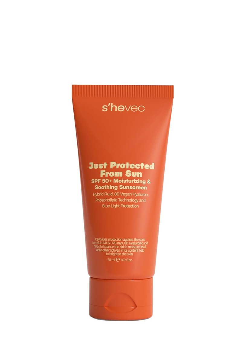 She Vec Just Protected From Sun – Aydınlatıcı Ve Leke Karşıtı Güneş Koruyucu Krem Spf 50