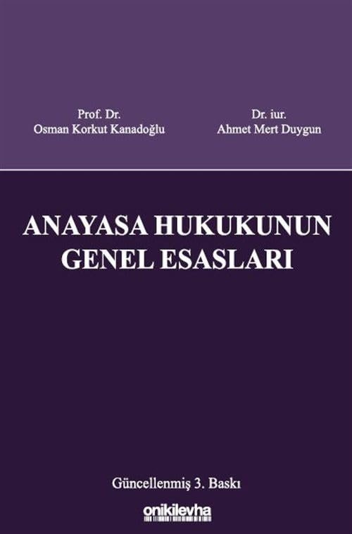 On Iki Levha Yayıncılık Anayasa Hukukunun Genel Esasları