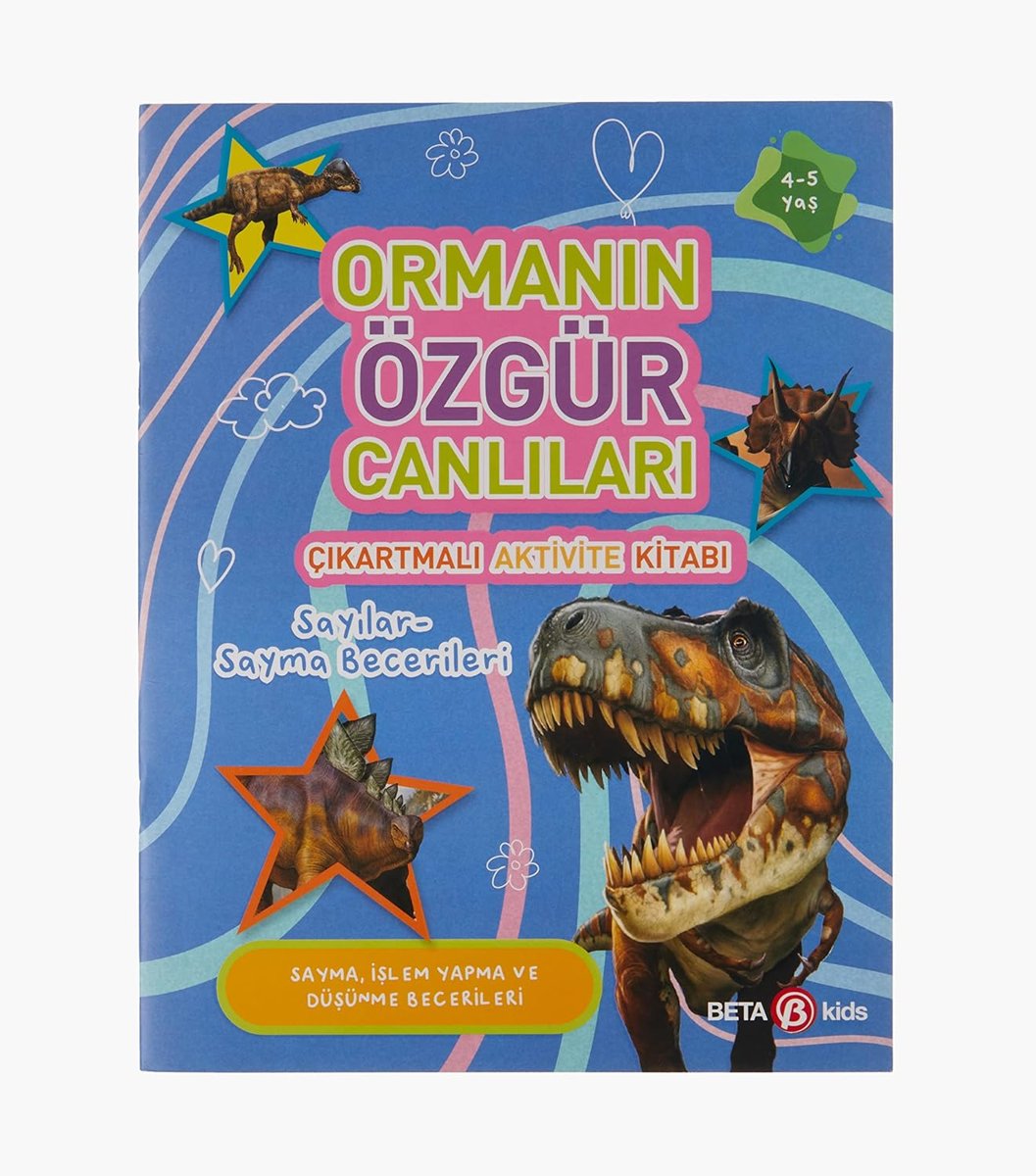 Ormanın Özgür Canlıları - Çıkartmalı Aktivite Kitabı (Kapak değişebilir)