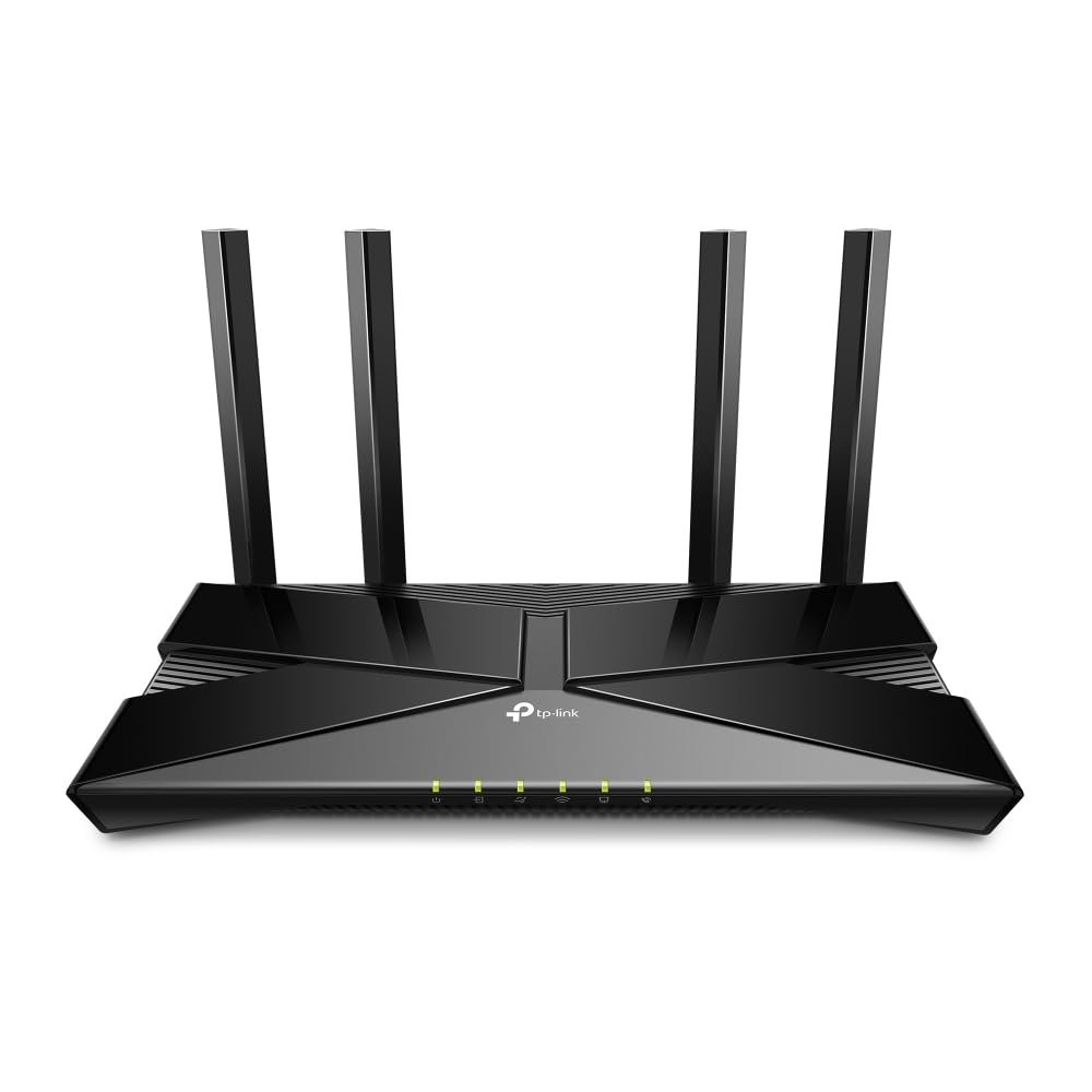 TP-Link Archer VX1800v, AX1800 Mbps Çift Bantlı Fiber Destekli Wi-Fi 6 VDSL/ADSL Modem Router, 4 Gigabit LAN Portları + 1 USB 2.0 Port, MU-MIMO, Super VDSL, Tether Uygulaması ile Kolay Kurulum
