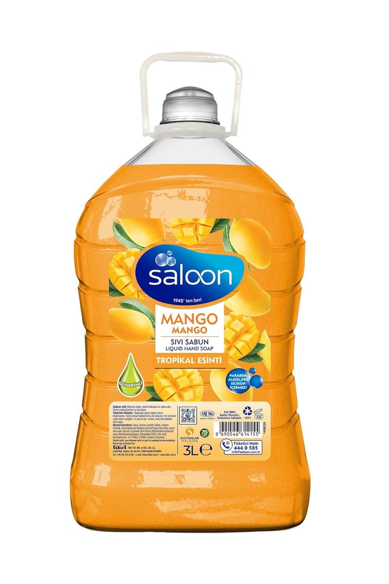 SALOON Sivi Sabun Taze Mango 3 L