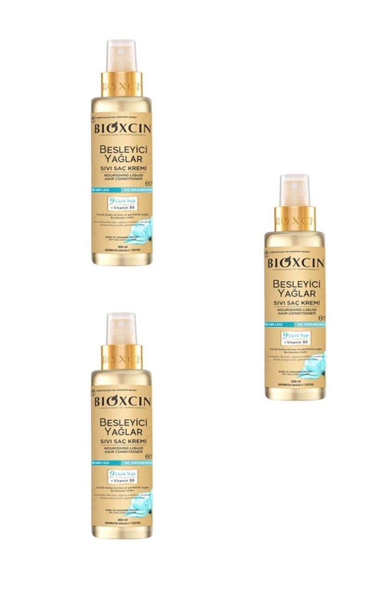 Bioxcin Besleyici Yağlar Sıvı Saç Kremi, 200 ml x 3 Adet