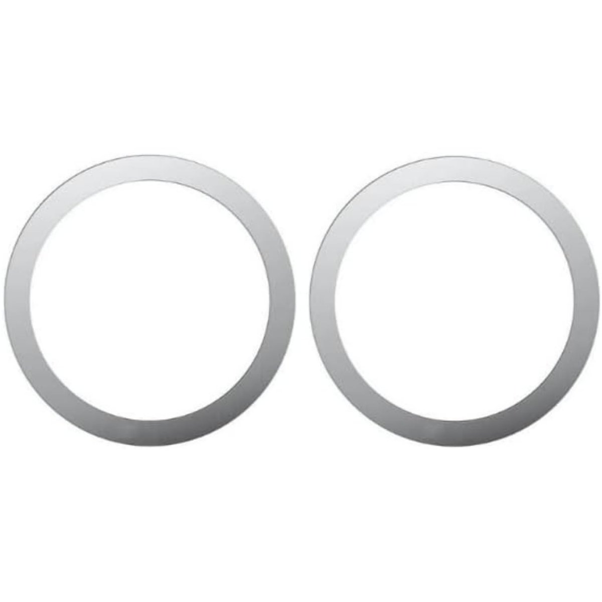 LivX Power Metal Magsafe Halka Yüzük Ring iPhone 8 ve Üstü Model ile Uyumlu Gümüş 2'li Paket LVRNG2