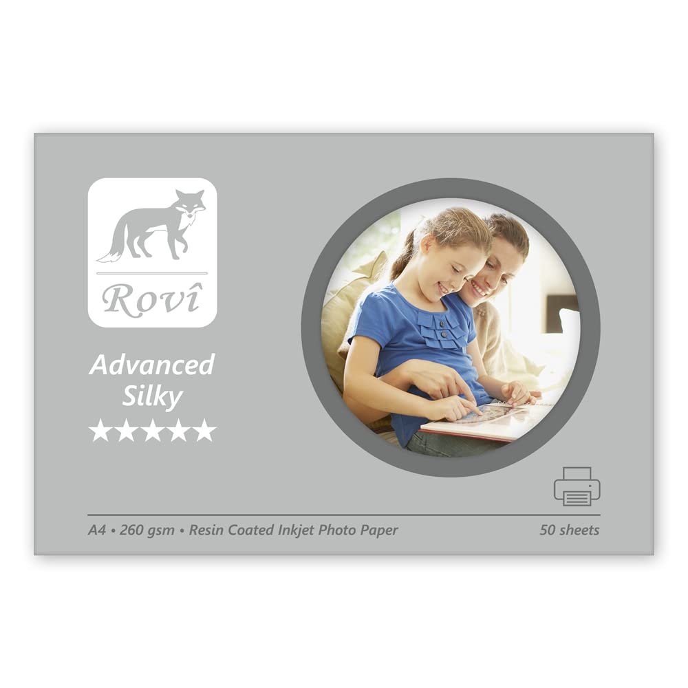Rovi Advanced İpek Fotoğraf Kağıdı 260gsm 50yp A4