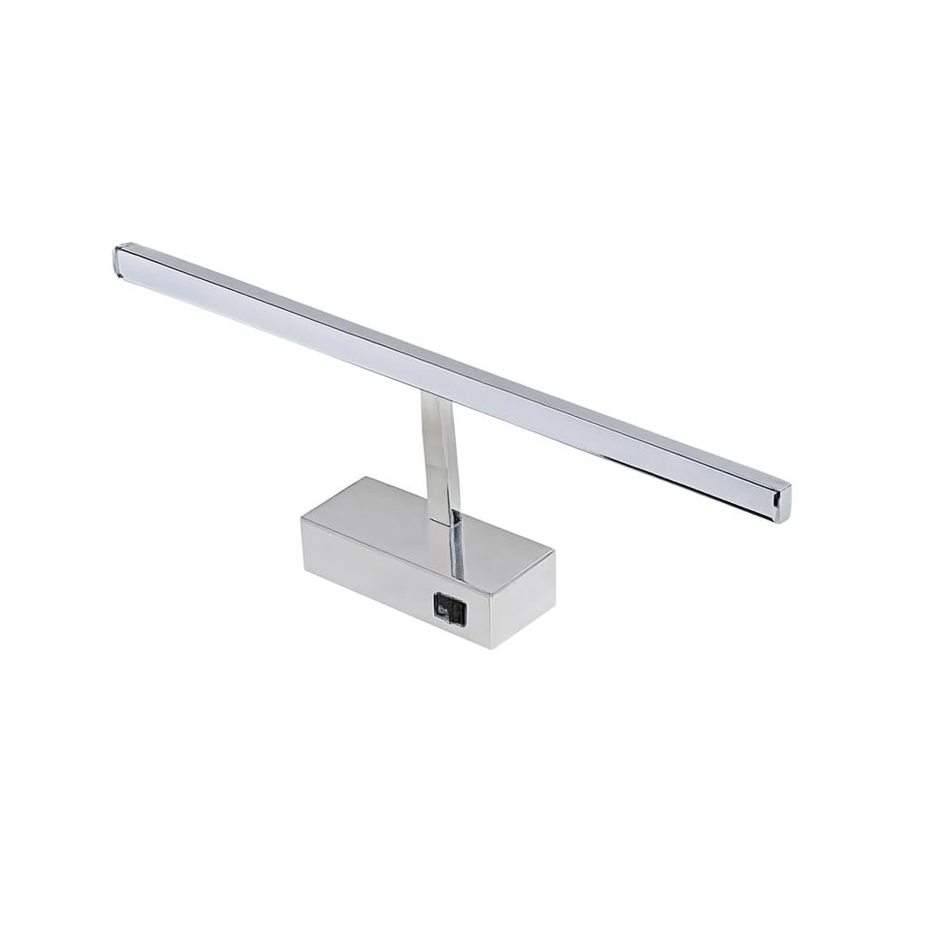 Kanarya 40 cm 8W LED Ayna  Resim Apliği Krom | 4200K Gün Işığı, 720 Lümen, IP45 Su Korumalı, 64W Eş