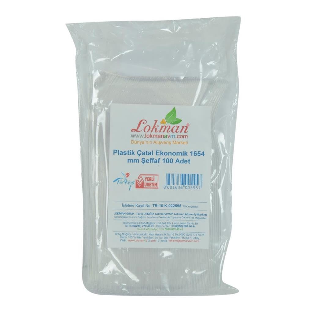 Plastik Çatal (100 Adet)