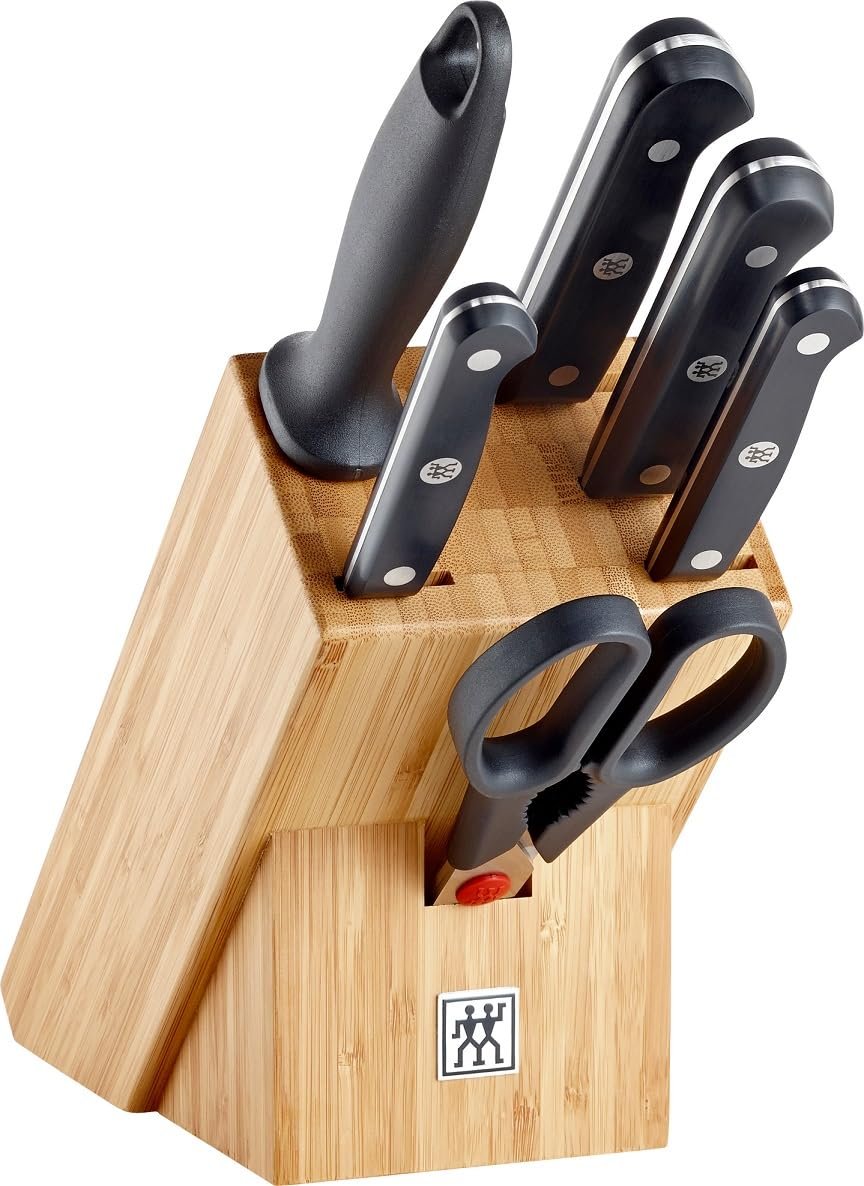 Zwilling 7 Parça Blok Bıçak Seti - Bambu Bloklu