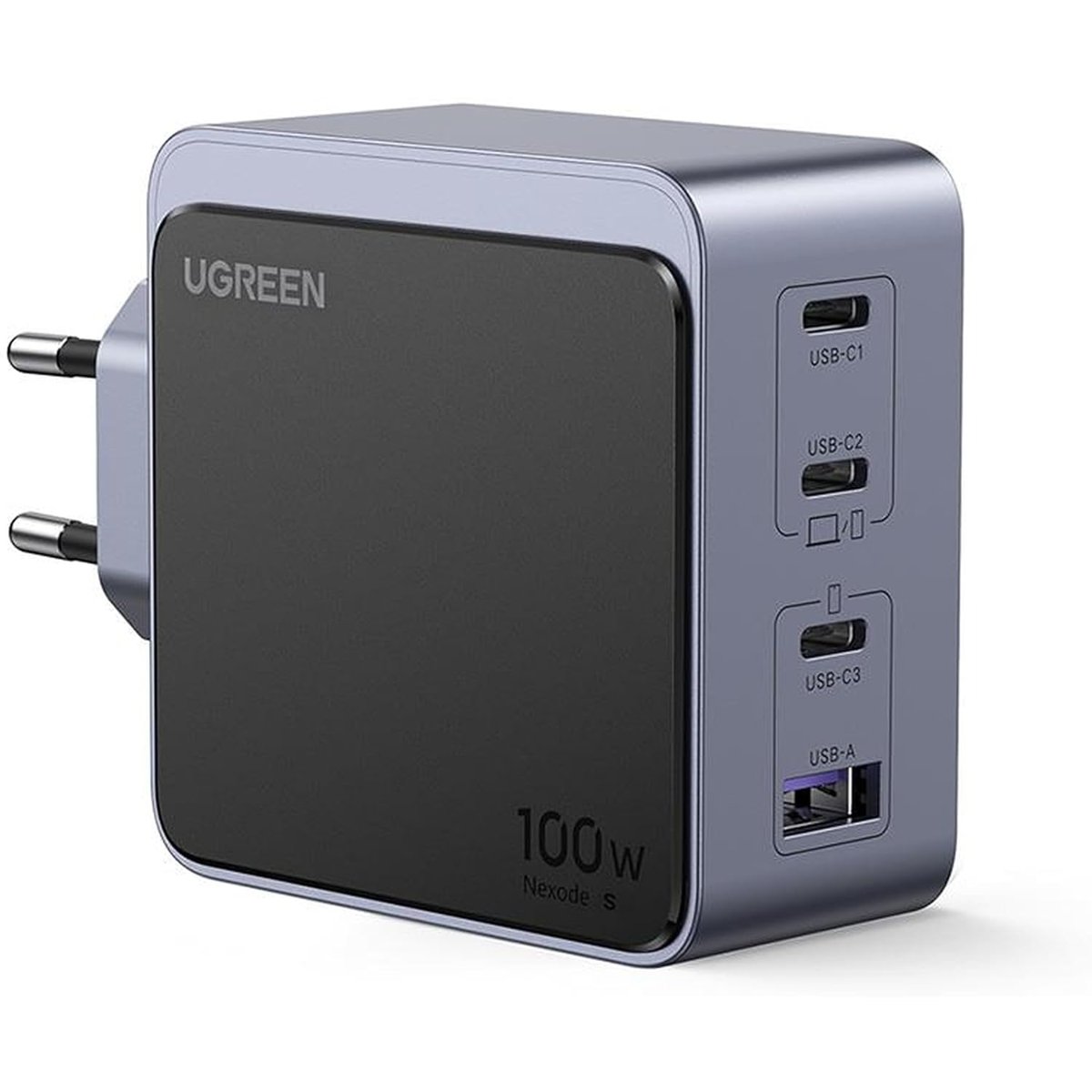 UGREEN Nexode Air 100W 4-Port GaN Fast Charger EU Hızlı Şarj Adaptörü