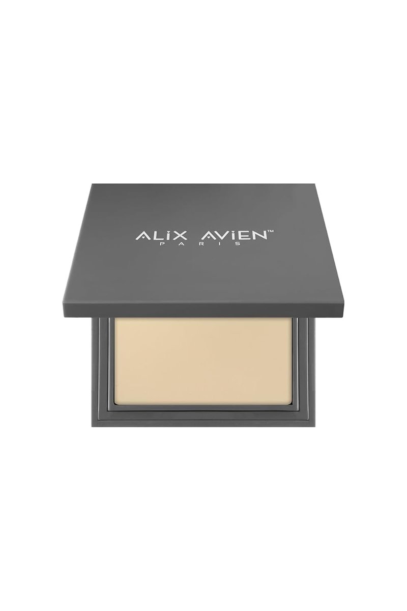 ALIX AVIEN Kompakt Pudra - 12 Saate Kadar Kalıcılık - Nötr Cilt Alt Tonu - Compact Powder 04 Light Ivory