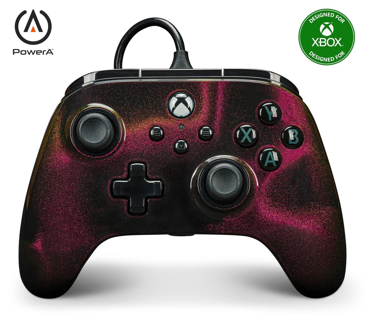 PowerA Xbox Series X|S için Advantage Kablolu Oyun Kumandası - Sparkle