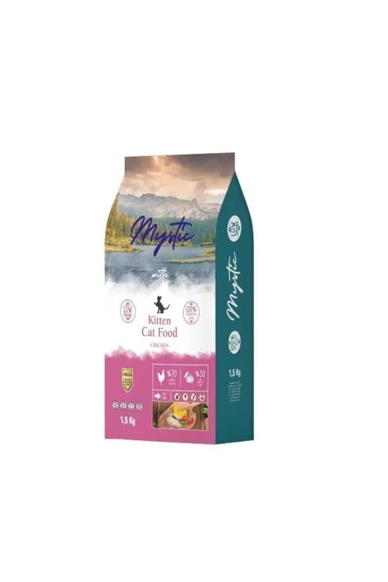 Mystic Az Tahıllı Yavru Kedi Maması Tavuklu 15 kg