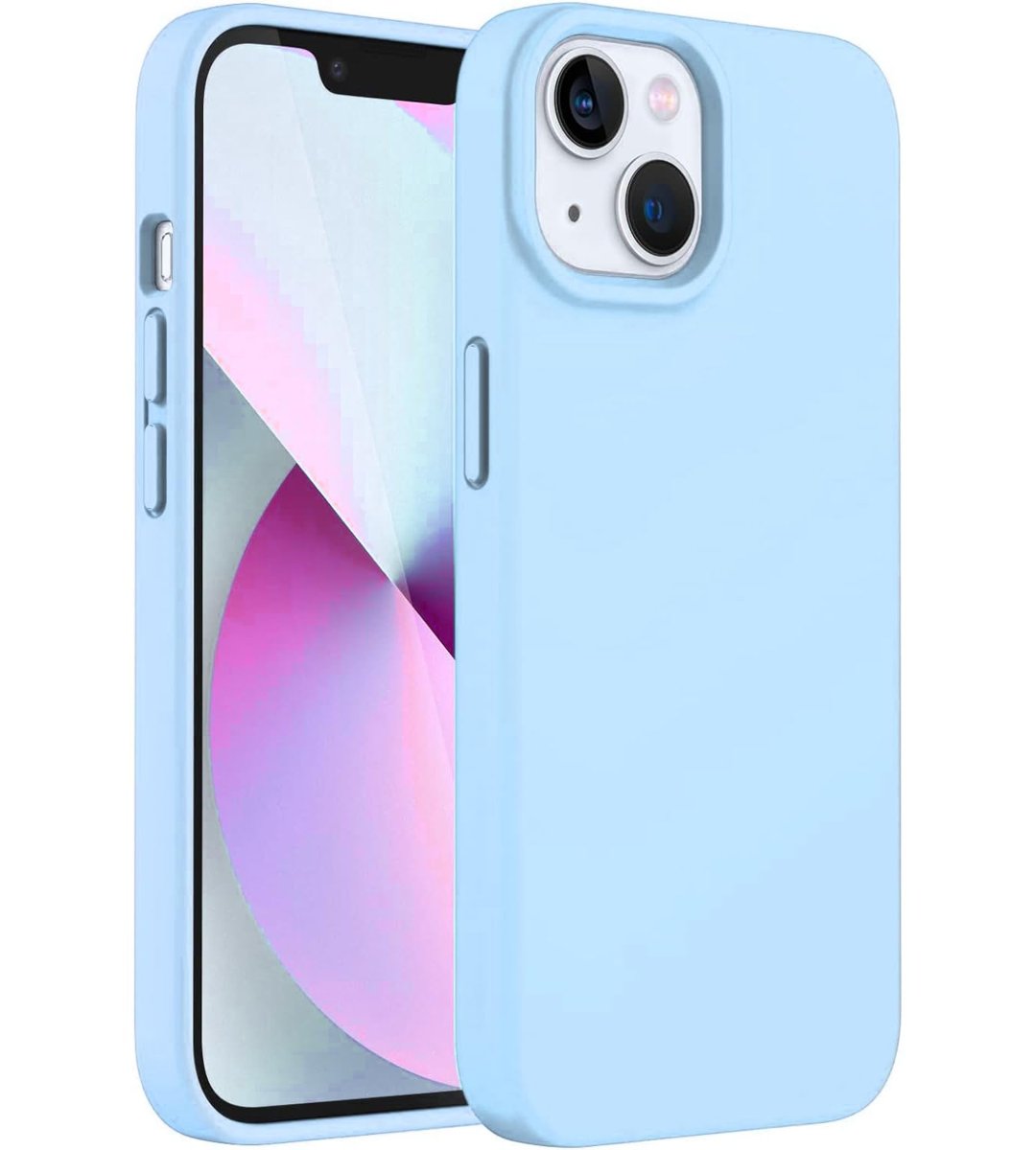 Merwish Apple iPhone 14 Plus Uyumlu Özel İpeksi Dokunuş Hissi Veren İçi Yumuşak Kadife Lansman Silik