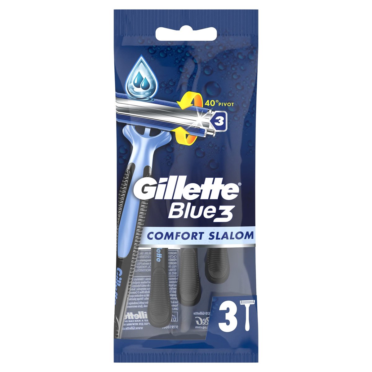 Gillette Blue3 Slalom Kullan At Tıraş Bıçağı 3'lü