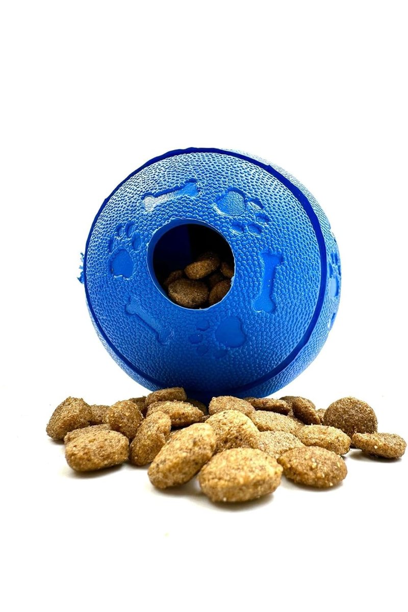 Ödül Maması Saklama Hazneli Dayanıklı Sağlam Köpek Oyun Topu M