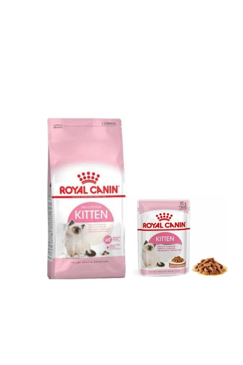 Royal Canin Kitten Yavru Kedi Maması 2 Kg + Royal Canin Kitten Yaş Maması 2 Adet (Original)