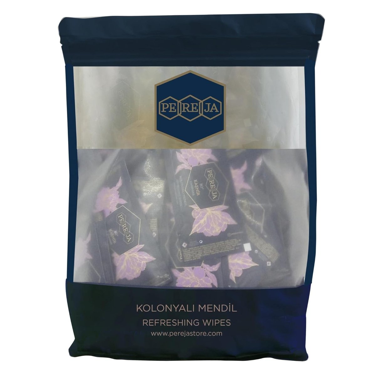 Pereja Kolonyalı Mendil 7x12 Doypack Kaşmir x 150