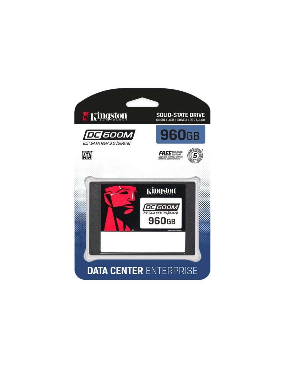 Kingston DC600M SSD 2.5" Enterprise SATA SSD - SEDC600M/960G