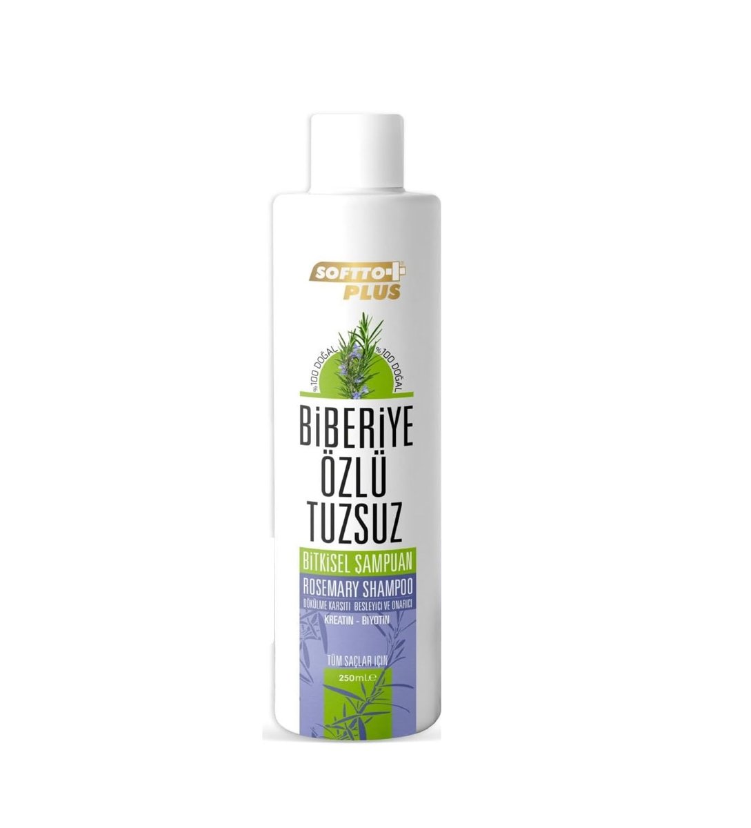 Softto Plus Biberiye Özlü Tuzsuz Şampuan
