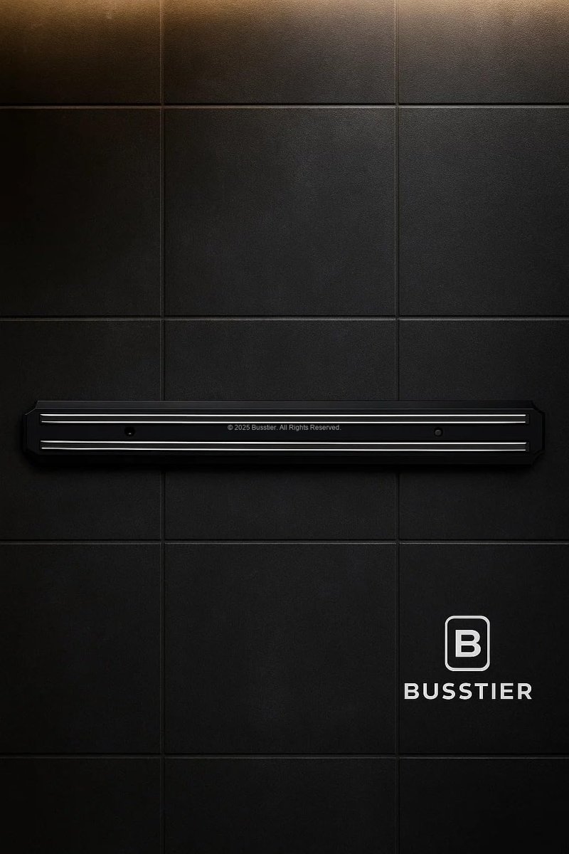 Busstier Mıknatıslı Bıçak Tutucu 55 cm, Güçlü Manyetik Bıçak Standı, Duvara Monte Mutfak Düzenleyici, Yer Tasarruflu Pratik Bıçaklık, Mutfak Aletleri ve Setleri için Dekoratif Organizer Aparat