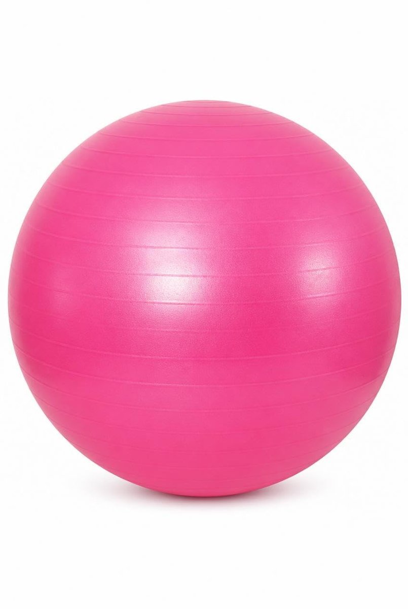 Busstier Pilates Topu 65 cm, Denge ve Egzersiz Çalışmaları İçin Fitness Topu, Evde Spor ve Esneme Antrenmanlarına Uygun, Asorti Renk