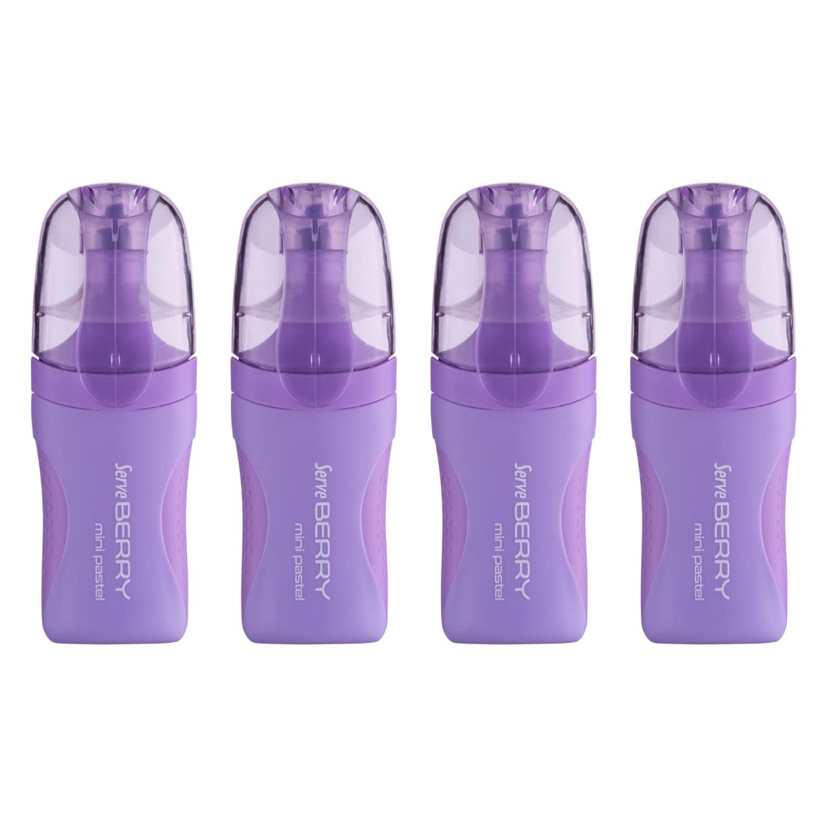 SERVE BERRY MINI FOSFORLU KALEM PASTEL LAVANTA 4LU SET