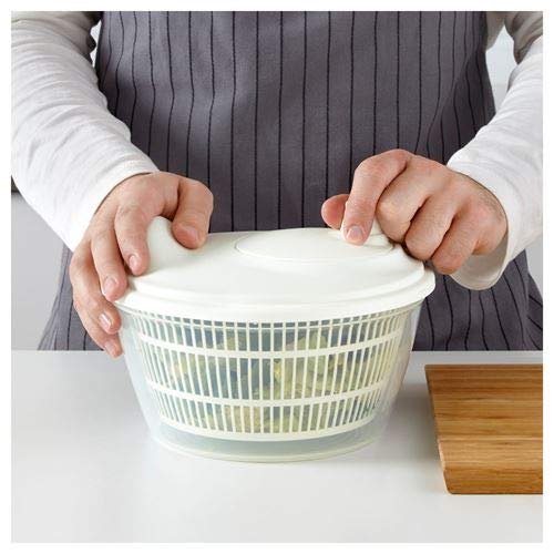 IKEA Salata Kurutucu, Beyaz Renk Süzgeçli Beyaz 23 cm Kurutucu