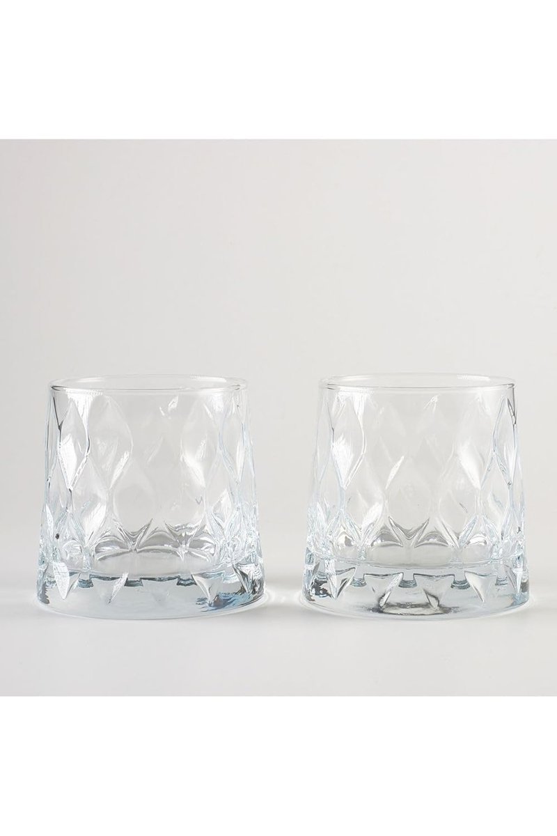 Hediyesepeti Kristal Desenli 2Li Set Meşrubat Bardağı