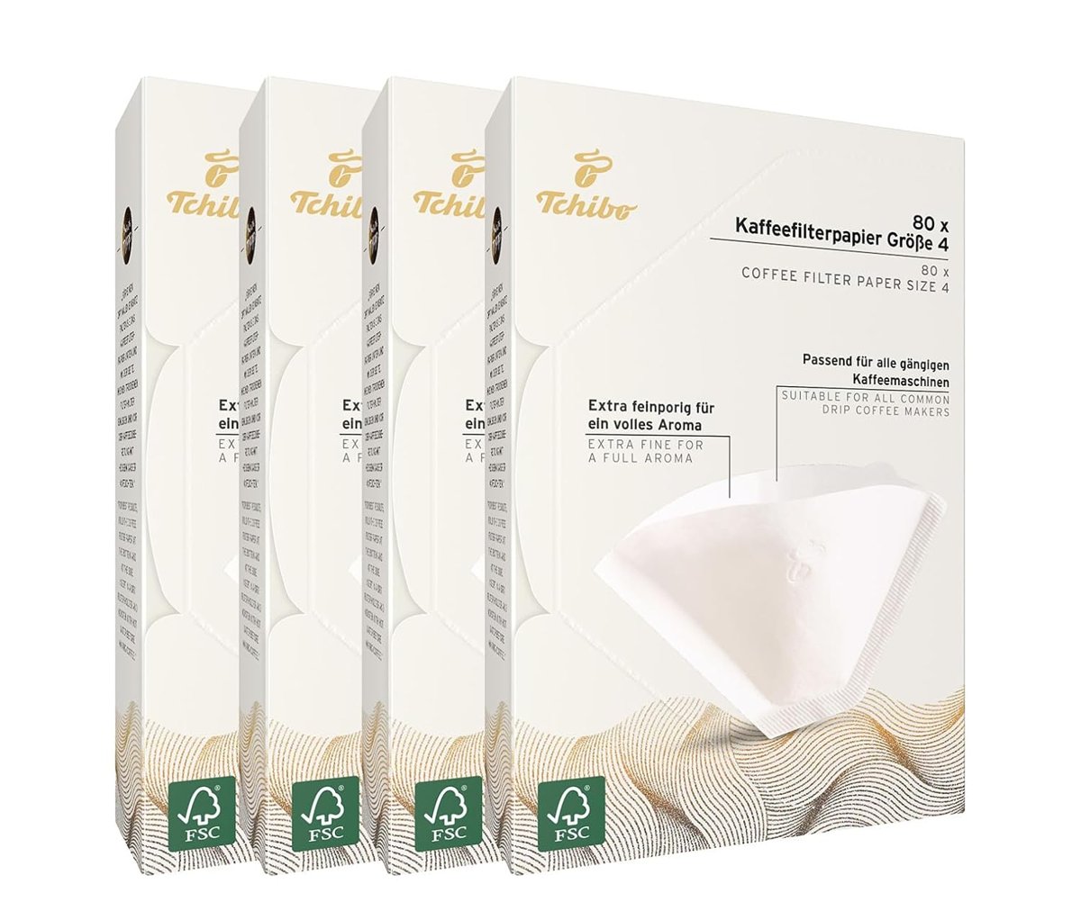 Tchibo 4 x 80 Adet Filtre Kahve Kağıdı