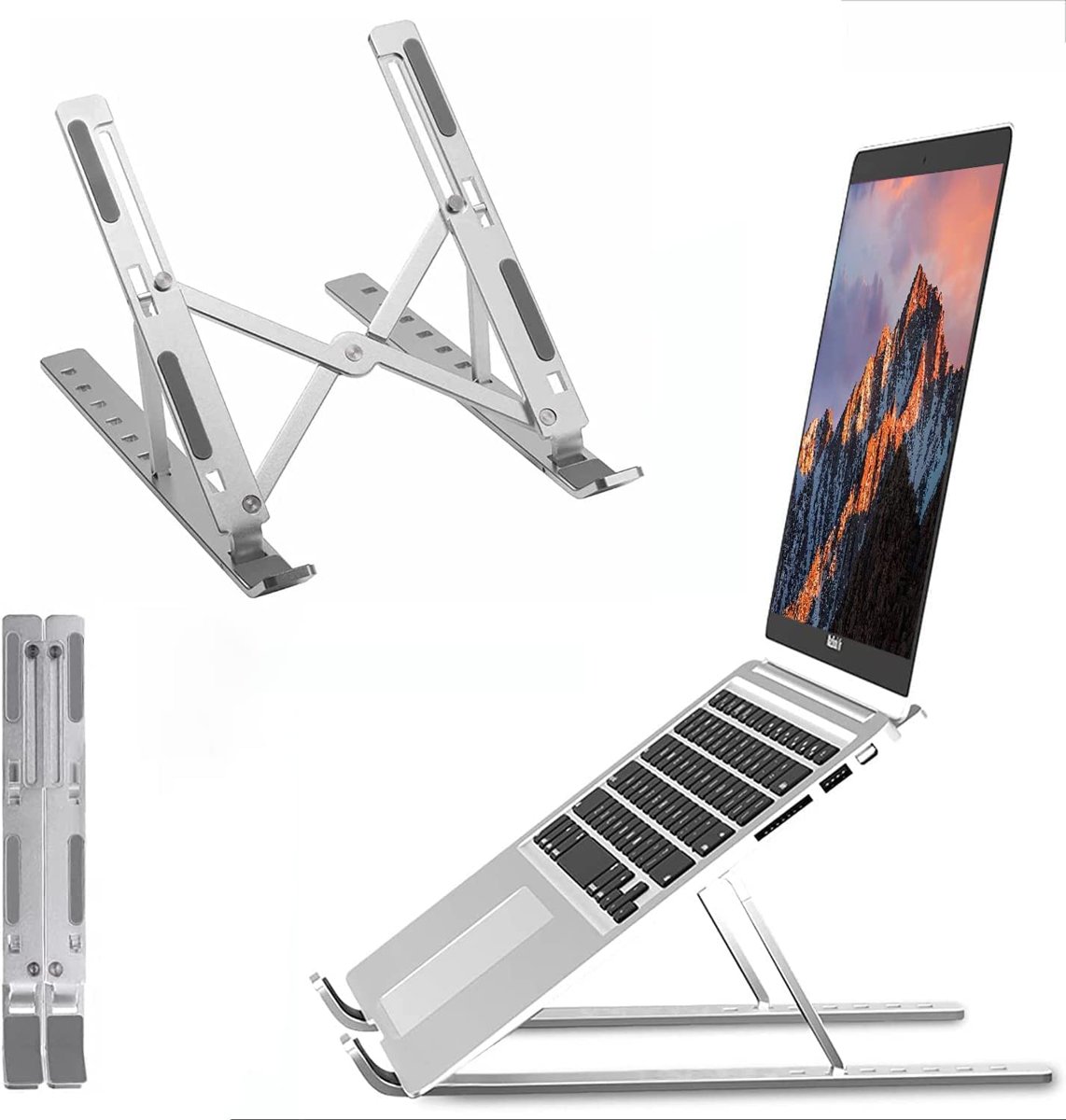 OBEV Taşınabilir Laptop Stant Bilgisayar Stant Notebook Stant Tüm Laptoplarla Uyumlu Bilgisayar Stan
