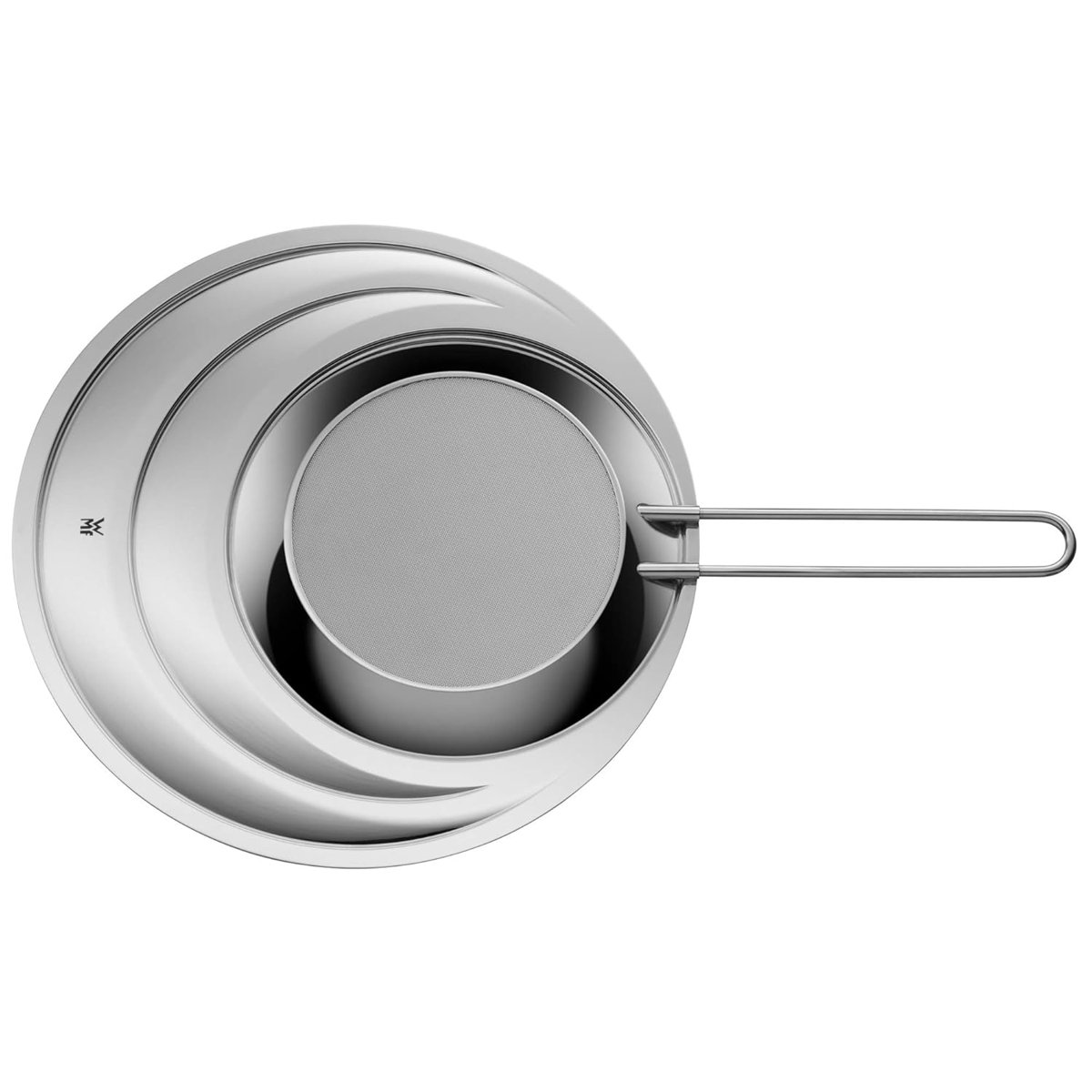 WMF Profi Plus Tava Sıçrama Önleyici, 20-28 cm Tavalar İçin, Kayar Saplı, Cromargan® Yüksek Kaliteli