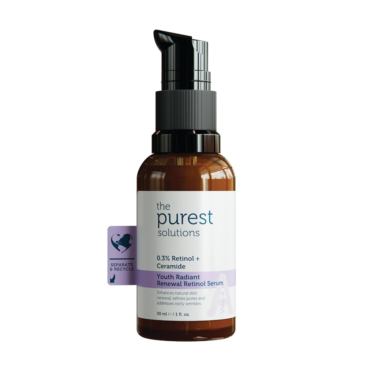 The Purest Solutions Youth Radiant Renewal Retinol Serum Retinol Ceramide