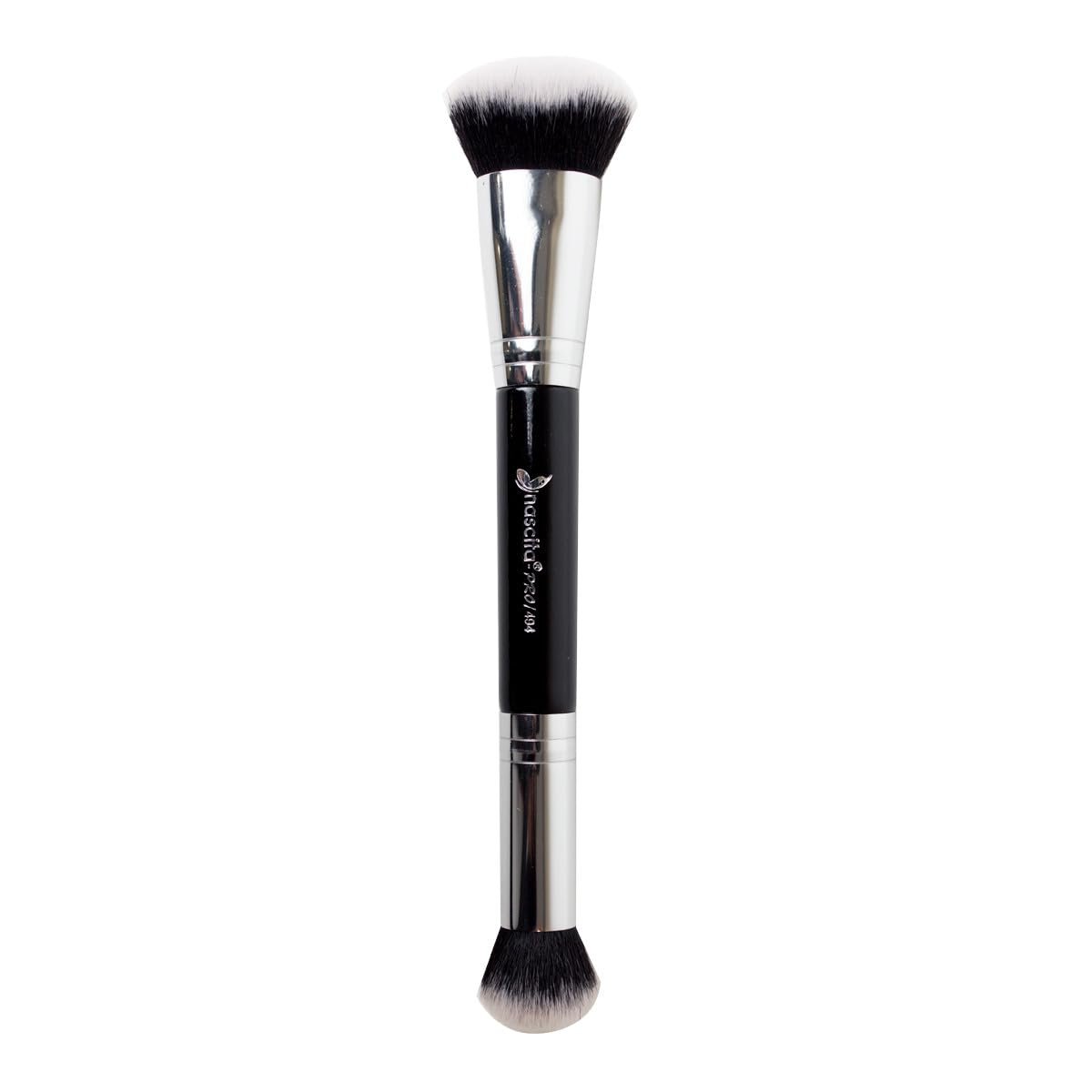 Nascita Professional Çift Taraflı Makyaj Fırçası (Açılı Fondöten  Kapatıcı) - 494