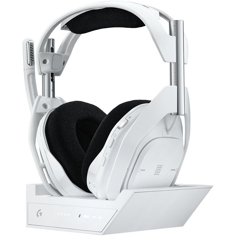 Logitech G ASTRO A50 X LIGHTSPEED Kablosuz Oyuncu Kulaklığı, PLAYSYNC, PRO-G Grafen Ses Sürücüleri, Xbox, PlayStation, PC/Mac ile Uyumlu, Beyaz