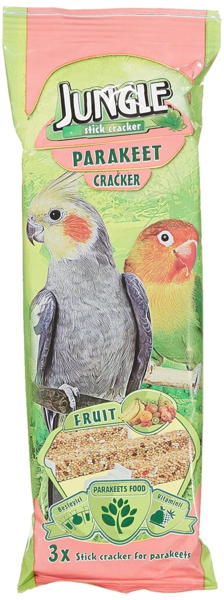 Jungle Meyveli Paraket Krakeri 3'lü Paket (1 x 3 Adet)