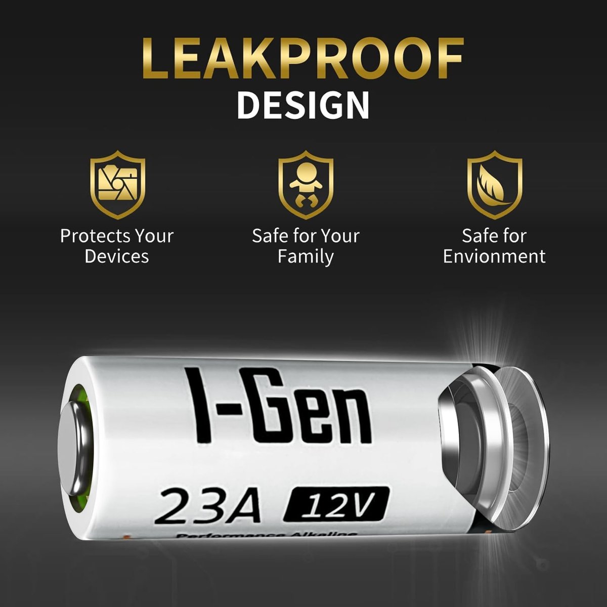 I-Gen 23A Pil 5'li Paket 12V MN21 (A23 / 23A / V23GA / LRV08 / 8LR932)