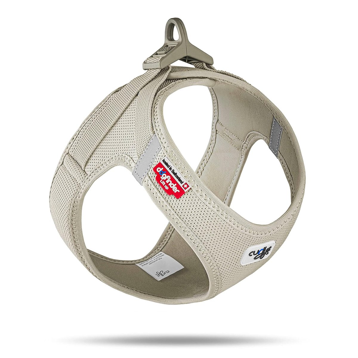 CURLI VEST HARNESS CURLI CLASP AIR-MESH LIGHT-TAN 2XS