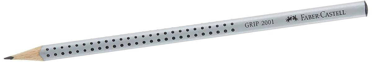 Faber-Castell 117001 - Kurşun kalem Grip 2001, sertlik derecesi 2 = B