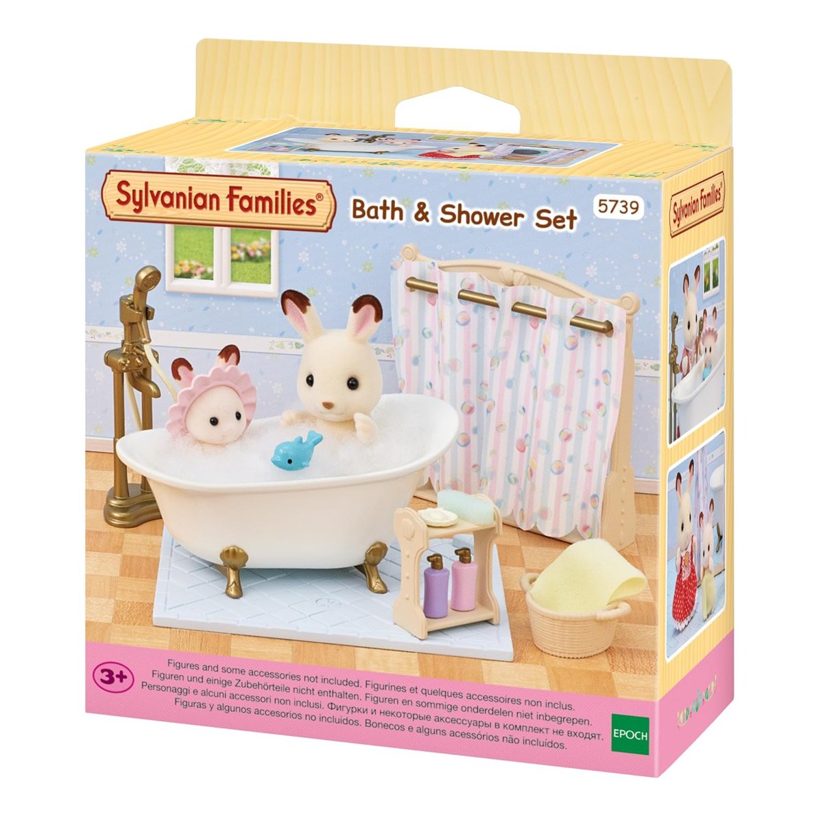 Sylvanian Families EPOCH Banyo Ve Duş Seti, Oyuncak