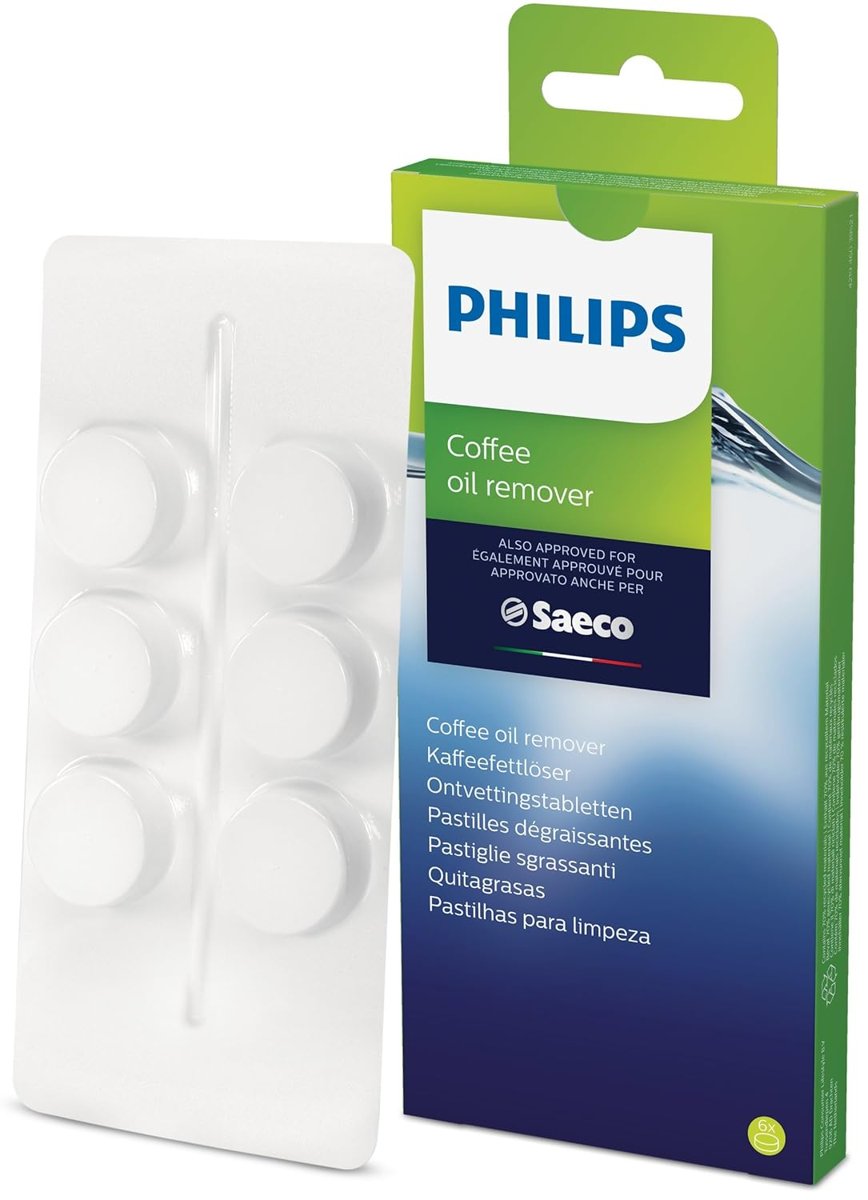 Versuni Philips kahve yağı çözücü tabletler, tam otomatik kahve makineleri için