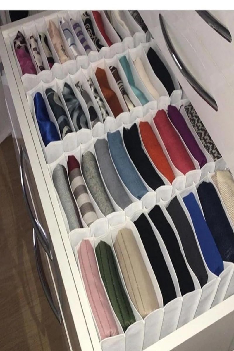 Tineke L Boy Beyaz Çekmece Içi Düzenleyicisi organizer 8 GÖZLÜ