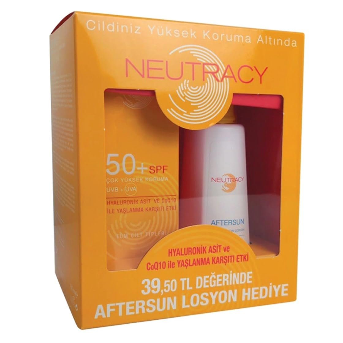Neutracy Güneş Koruyucu Set Tüm Ciltler İçin - Güneş Losyonu SPF50+ 150 ml - Aftersun Losyon 150 ml