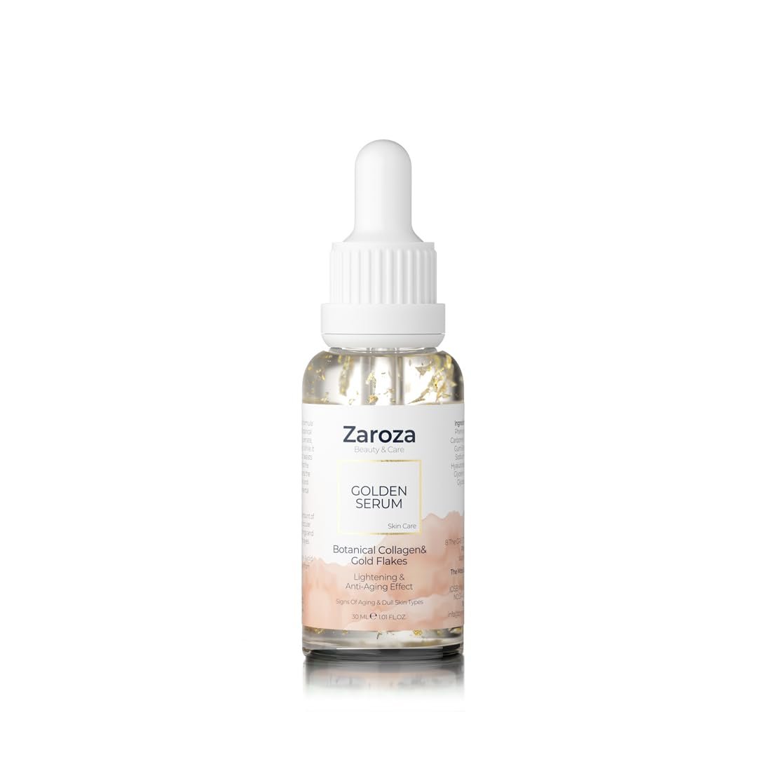 Zaroza Yaşlanma Karşıtı Collagen  Niacinamide  24k Altın Yapraklı Serum 30 ml