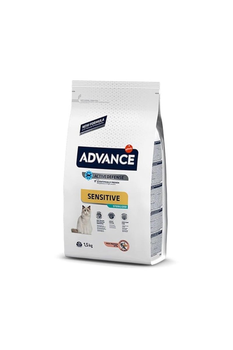 Advance Sterilised Salmon Barley Somonlu Kısırlaştırılmış Yetişkin Kedi Maması 1,5 Kg